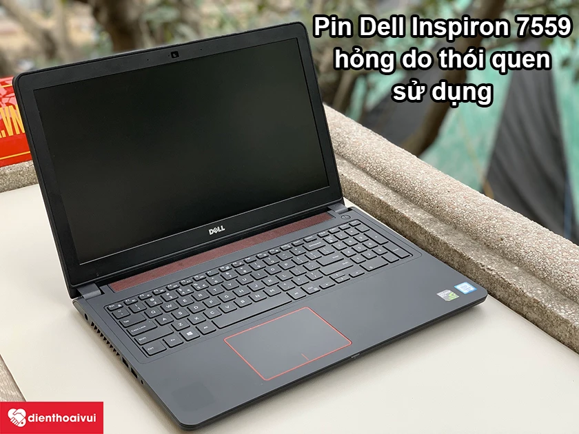 Thay pin laptop Dell Inspiron 7559