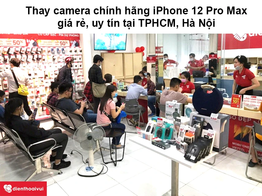 Dịch vụ thay camera chính hãng iPhone 12 Pro Max giá rẻ, chính hãng Apple, uy tín tại TPHCM, Hà Nội