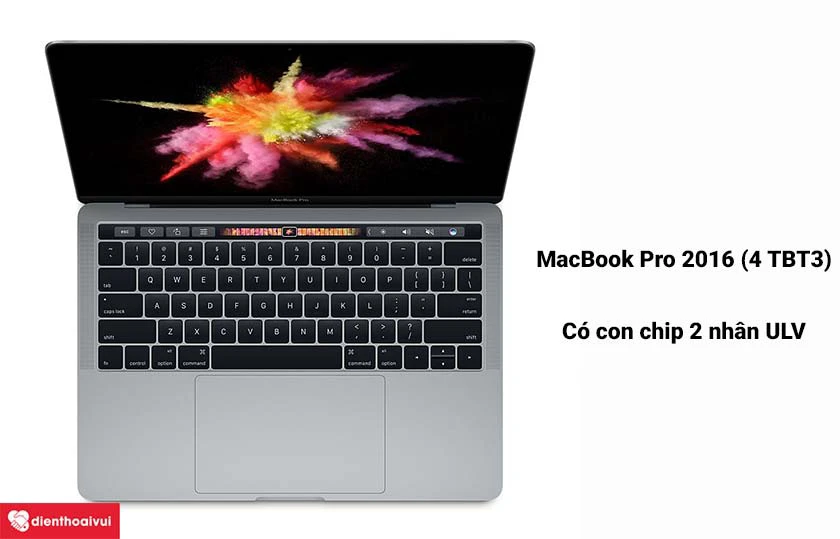 Thay mainboard hãng MacBook Pro 2016 13 inch (4 TBT3) chính hãng
