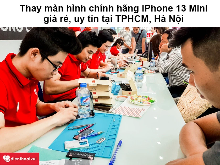 Dịch vụ thay màn hình chính hãng Apple iPhone 13 Mini giá rẻ, chính hãng, uy tín tại TPHCM, Hà Nội