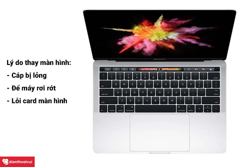 Nguyên nhân khiến màn hình MacBook Pro 2018, 13 inch bị hư hỏng thường gặp