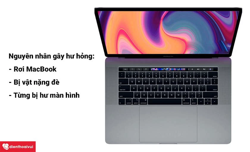 Thay màn hình chính hãng 15 inch MacBook Pro 2018