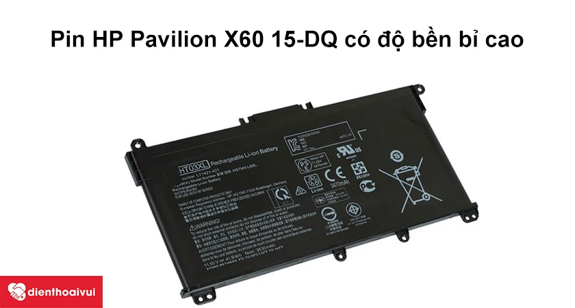 Pin HP Pavilion X360 15-DQ độ bền cao