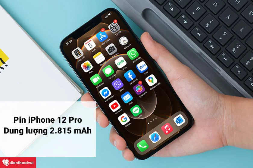 Thay pin iPhone 12 Pro chính hãng Apple giá tốt tại TPHCM và Hà Nội