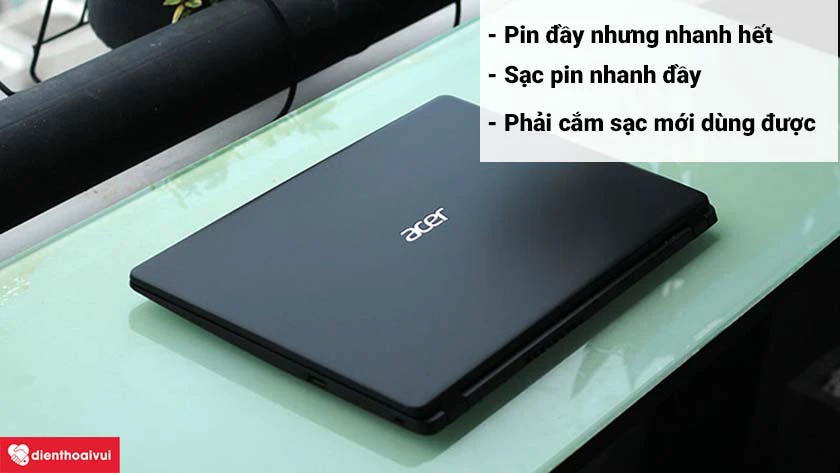 Dấu hiệu cho thấy pin laptop Acer Aspire 3820 bị hỏng và cần thay mới