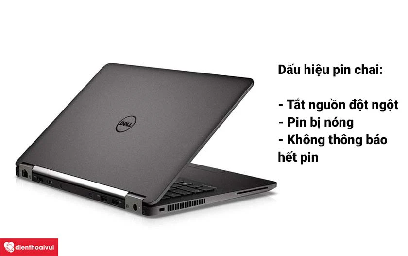 Những dấu hiệu pin laptop Dell Inspiron 5378 bị chai