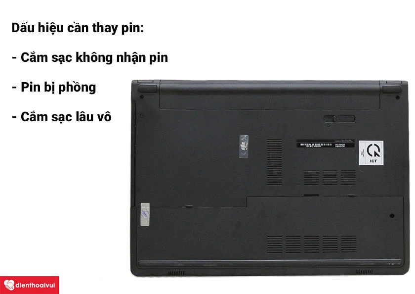 Pin laptop còn bao nhiêu thì nên thay pin?