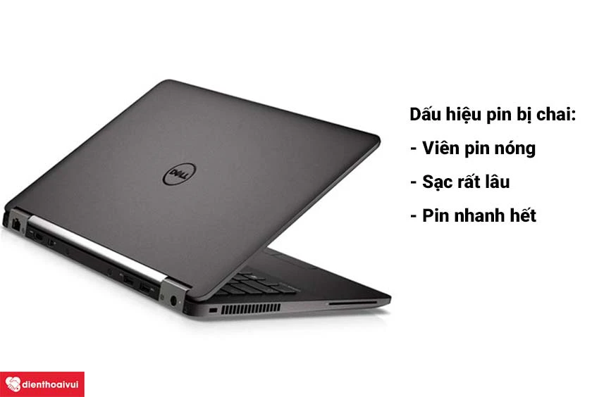 Dấu hiệu nhận biết pin laptop Dell Inspiron 7567 bị chai