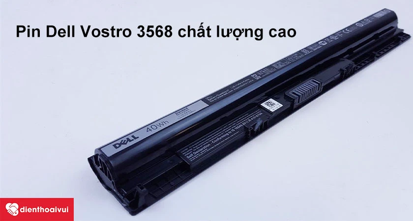 Pin Dell Vostro 3568 bị hư và cần thay mới - Nguyên nhân, dấu hiệu là gì?