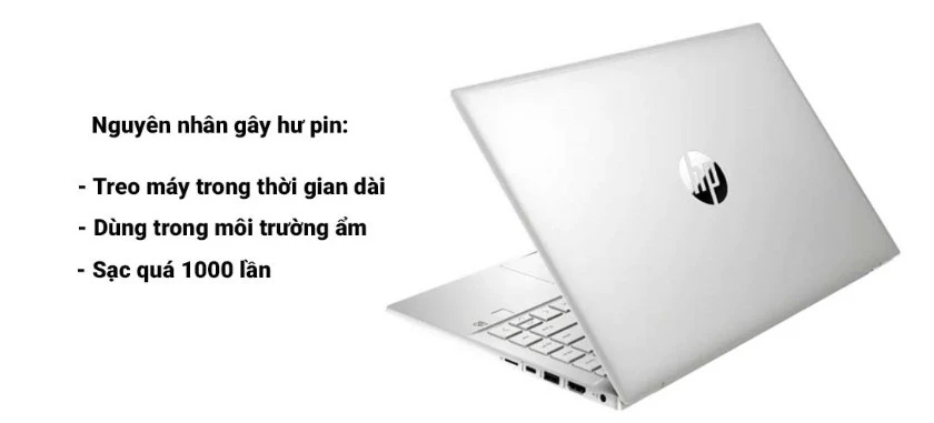 Nguyên nhân gây hư hỏng pin laptop HP Elitebook 740 G1