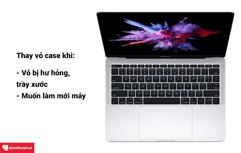 Đổi top case chính hãng MacBook Pro 2016 (2 TBT3) 13 inch