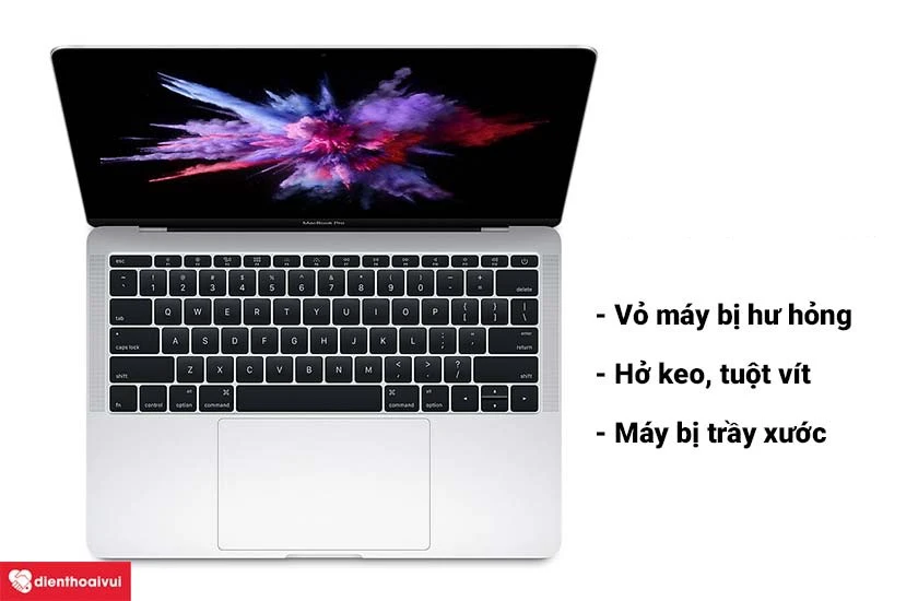Đổi top case chính hãng MacBook Pro 2017 13 inch 