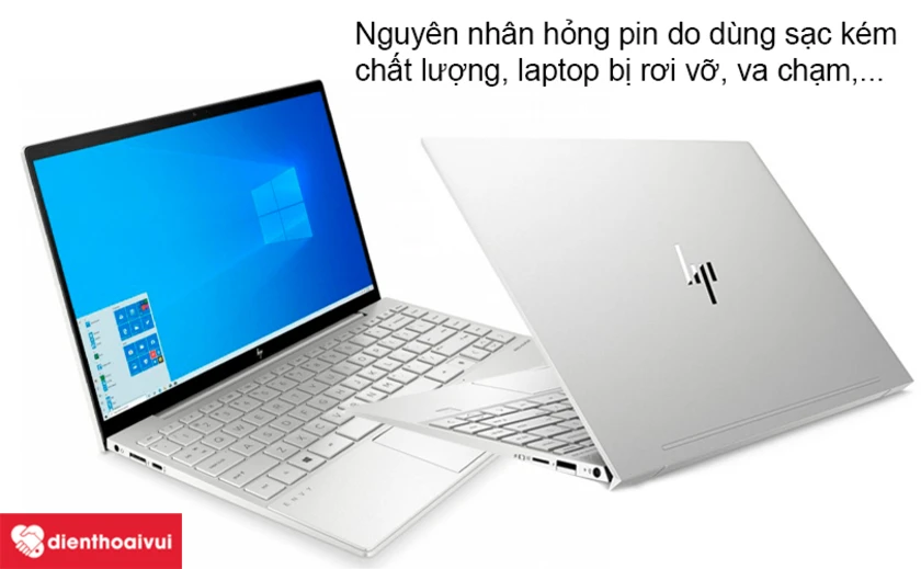 Thay pin laptop HP Envy 13-D chính hãng, giá tốt tại Hà Nội, TP.HCM