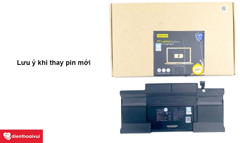 Thay pin Pisen Macbook Air 2012