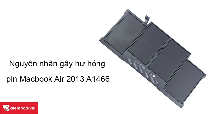 Thay pin Pisen chính hãng Macbook Air 2013 tại Hà Nội và TP.HCM