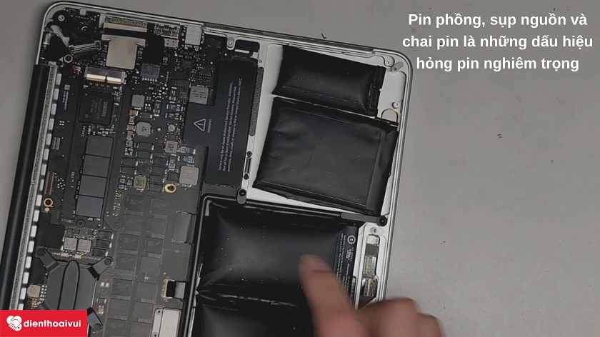 Các trường hợp cần cân nhắc thay pin mới cho MacBook Pro 13 inch 2014