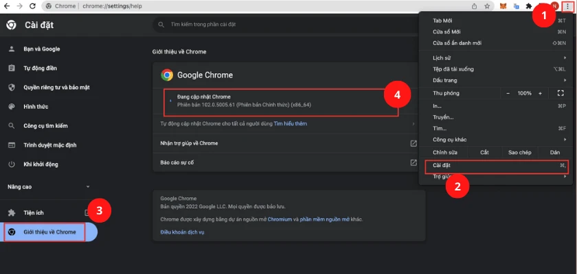 Cách sửa lỗi status_access_violation windows 10 trên trên Google Chrome