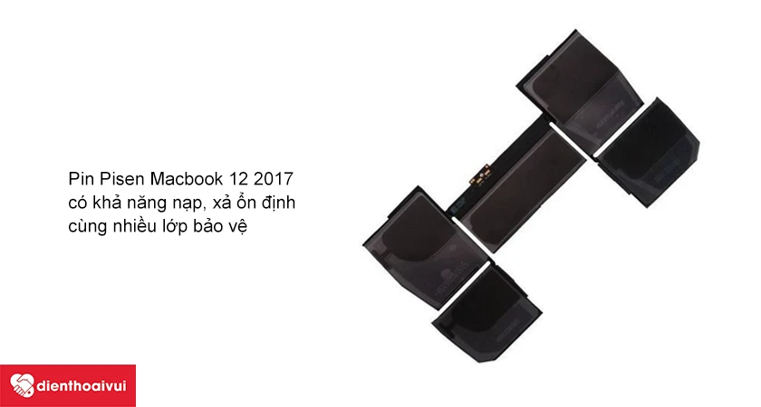 Giới thiệu về pin Pisen Macbook 12 inch Early 2017 A1534