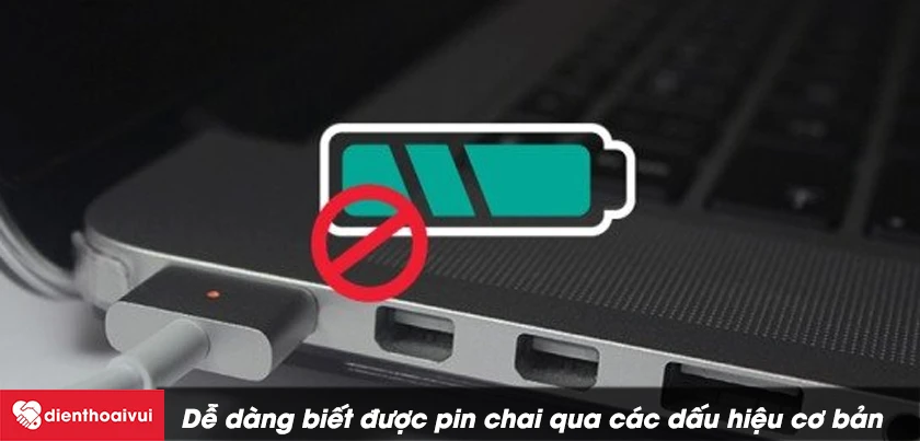 Dấu hiệu pin Macbook Air 2010 bị chai và cần thay mới