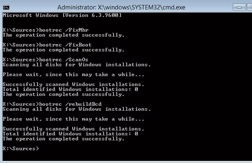 Sửa lỗi winload.exe is missing windows 10 bằng startup repair