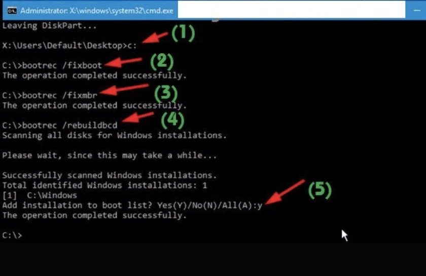 USB Boot - phương pháp giải quyết winload.exe winload.exe missing nhanh chóng trên Win 7