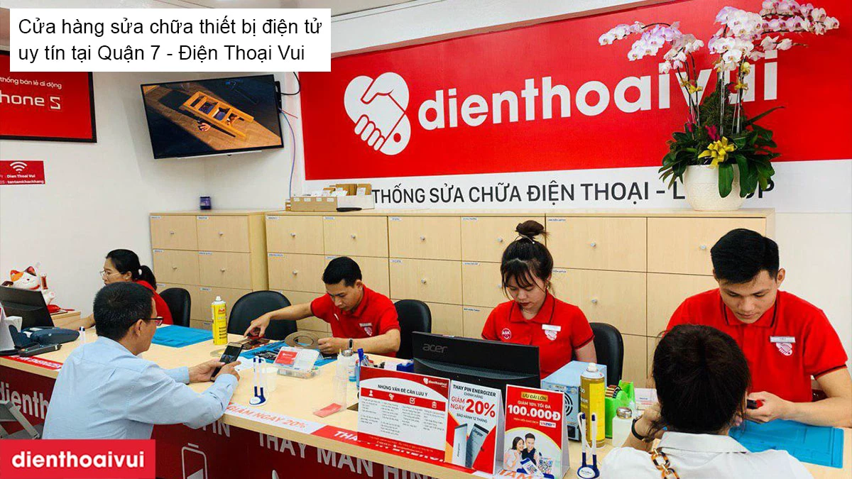 Cửa hàng sửa vi tính loa quạt Điện Thoại Vui tại Quận 7