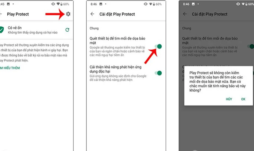 cài đặt trên android