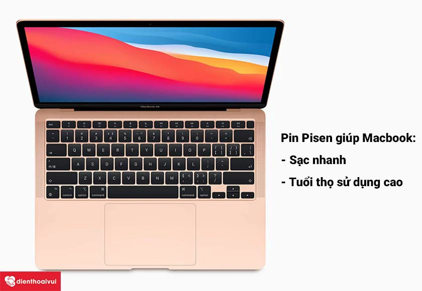 Thay pin chính hãng Pisen MacBook (12-inch, 2016) – A1534