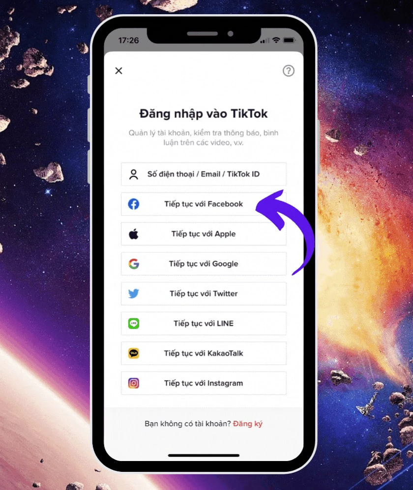 hướng dẫn cách đăng nhập tik tok