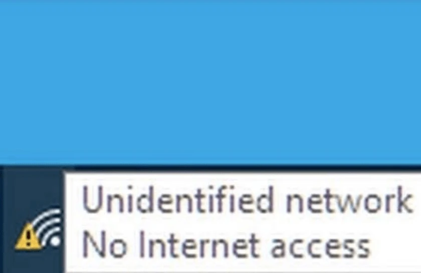 Lỗi UNIDENTIFIED NETWORK khiến laptop không vào được mạng