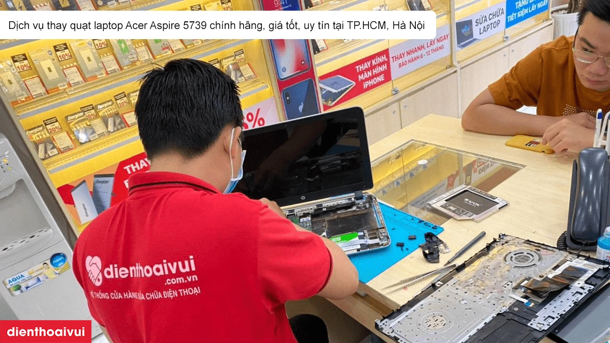 thay quạt laptop Acer Aspire 5739