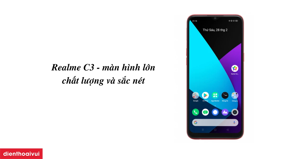 Thay màn hình Realme C3 Orizin