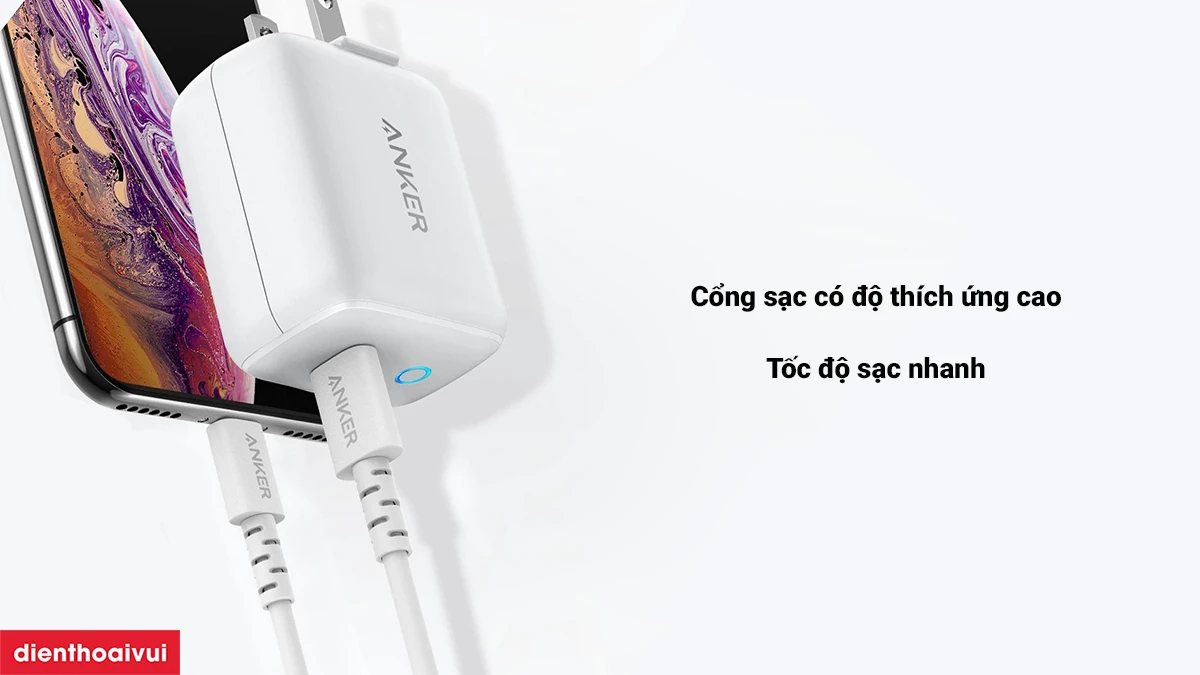 Cáp Anker PowerLine USB-C to Lightning (6FT/1.8M) A8613