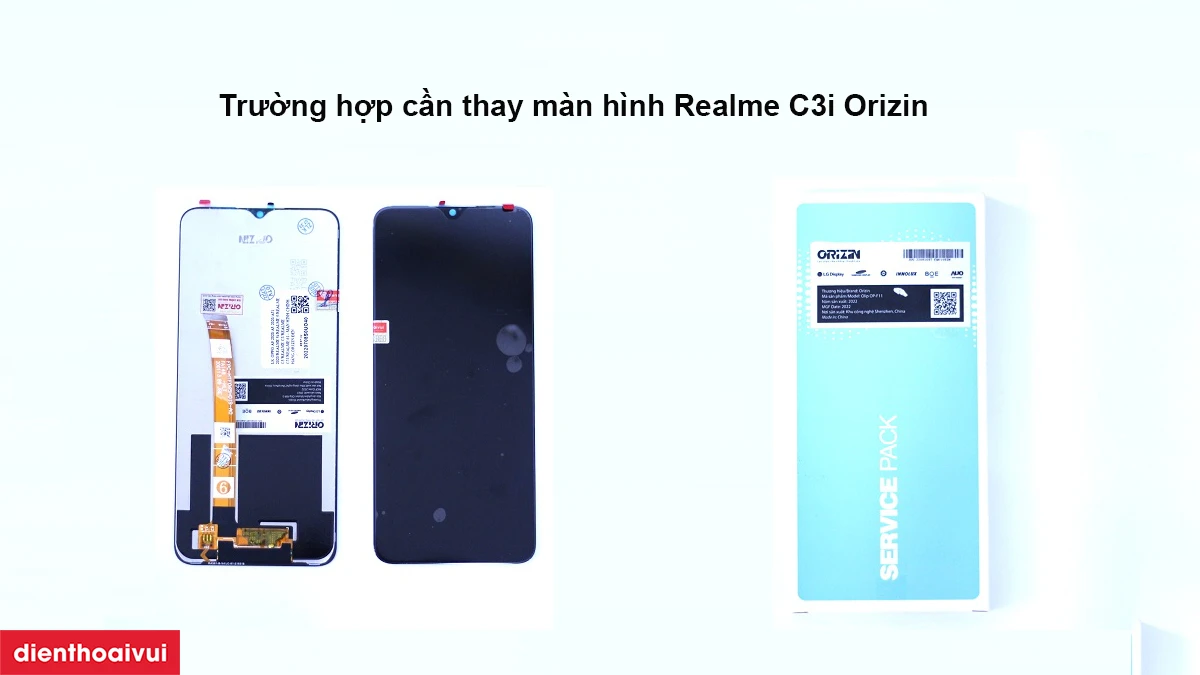 Thay màn hình Realme C3i Orizin