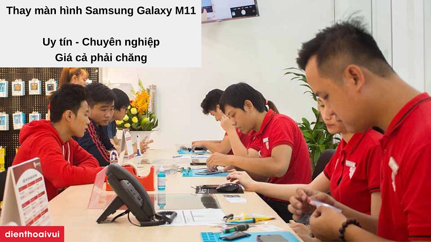 thay màn hình Samsung Galaxy M11