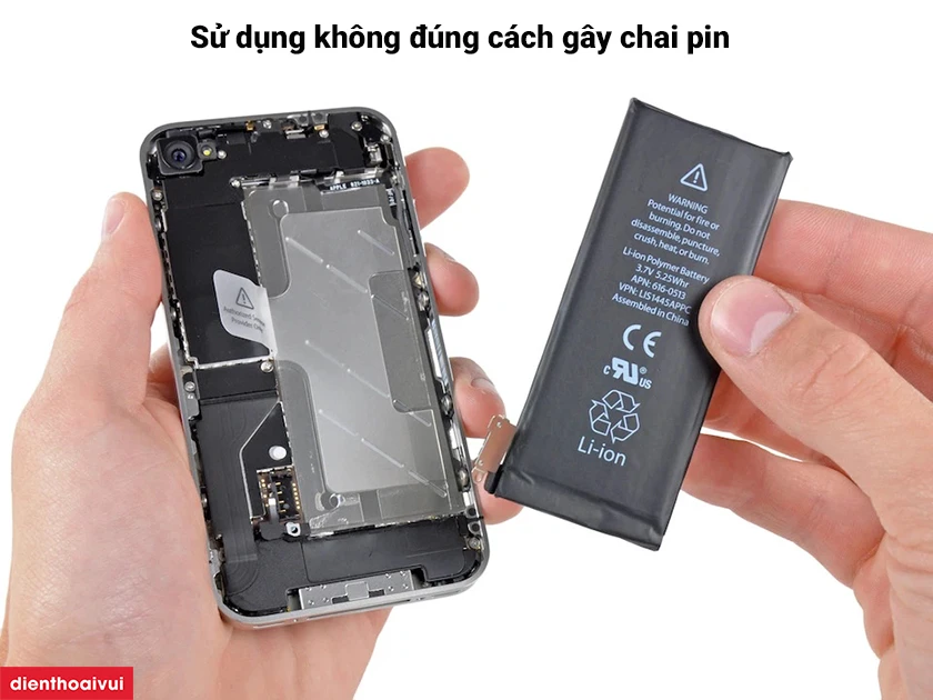 Thay pin iPhone 7 dung lượng cực đại Orizin