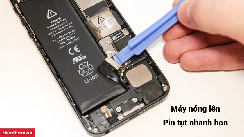 Thay pin iPhone 7 dung lượng cực đại Orizin 