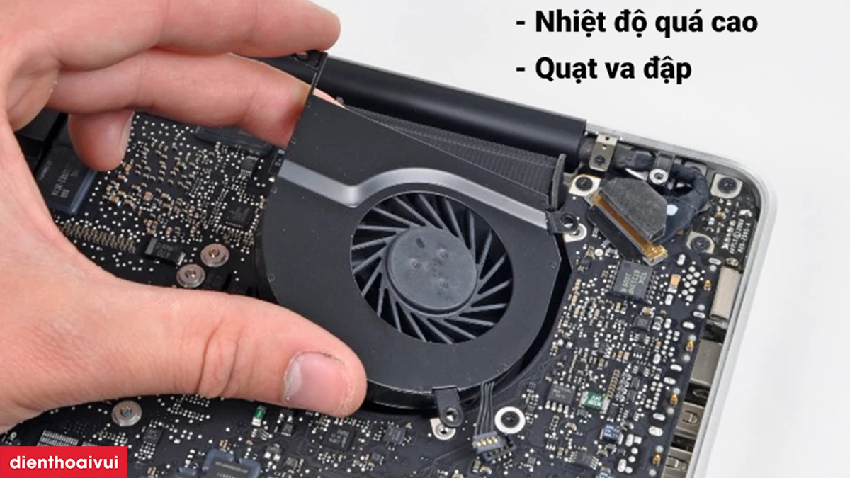 Thay quạt laptop HP Elitebook 2570P