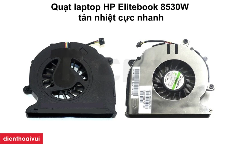 Thay quạt laptop HP Elitebook 8530W