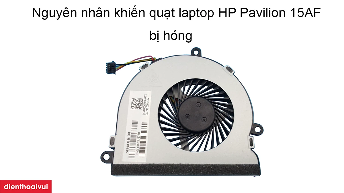 Thay quạt laptop HP Pavilion 15AF