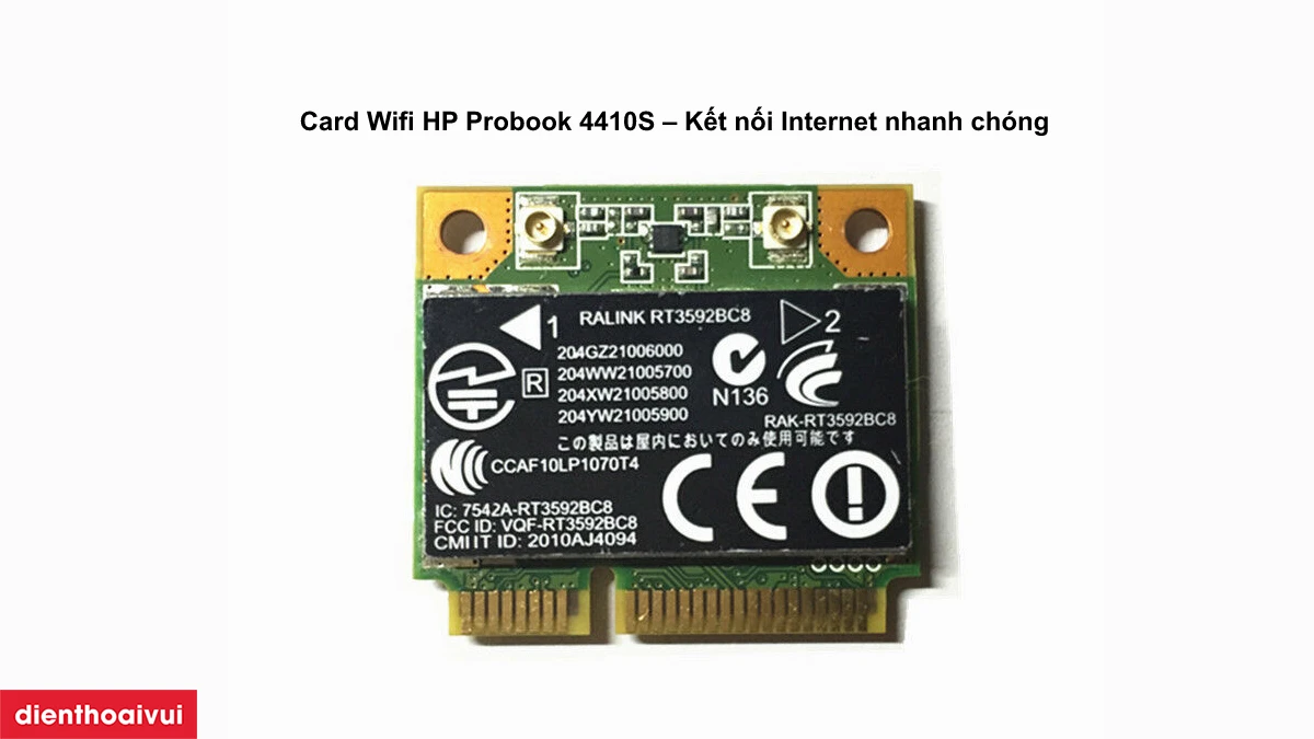 Thay Card Wifi HP Probook 4410S