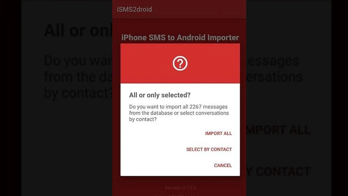 Tải và mở ứng dụng iSMS2droid