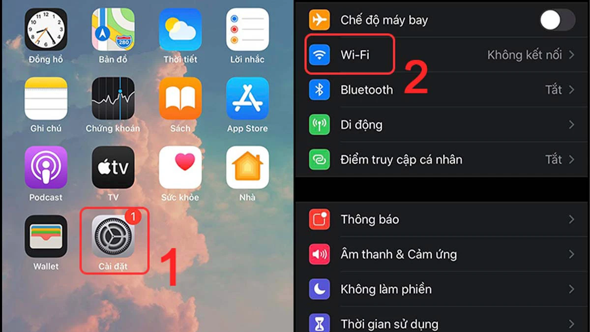 Cách tắt tự bật WiFi trên iPhone