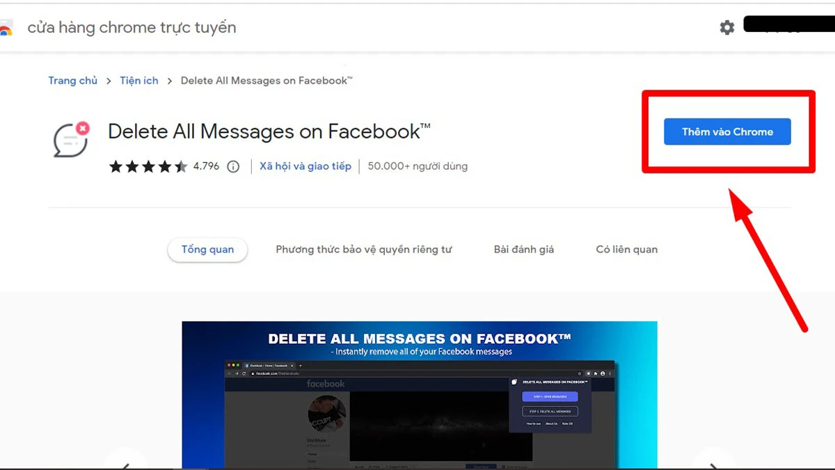cách xoá nhiều tin nhắn trên messenger