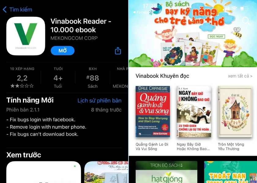 app đọc sách online
