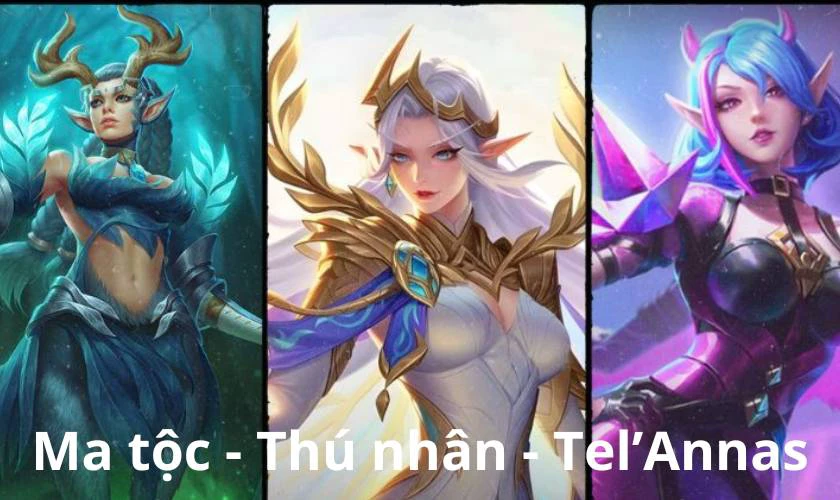 đội hình liên quân yêu tinh tộc - thú nhân - tel