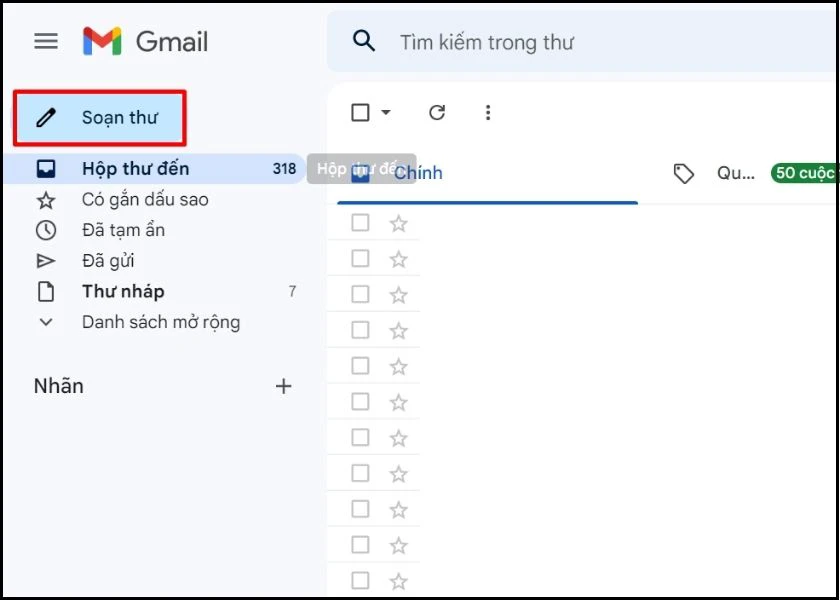 cách hẹn giờ gửi mail trên gmail - bước 1