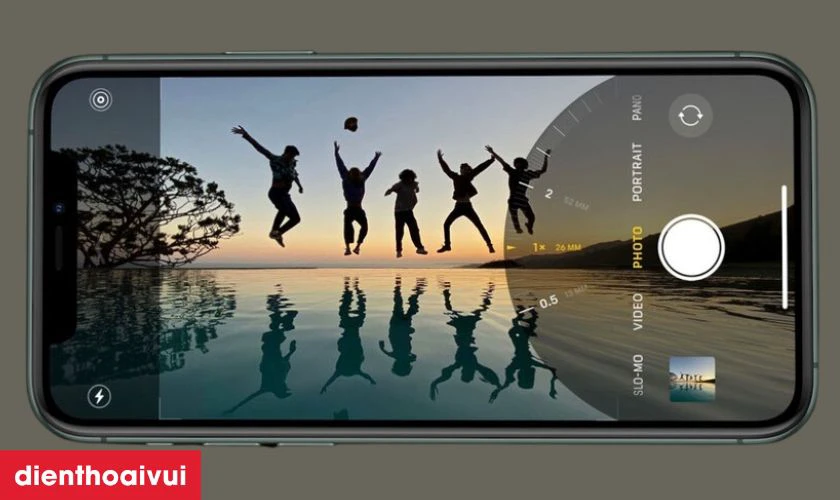 camera sắc nét trên iphone 11