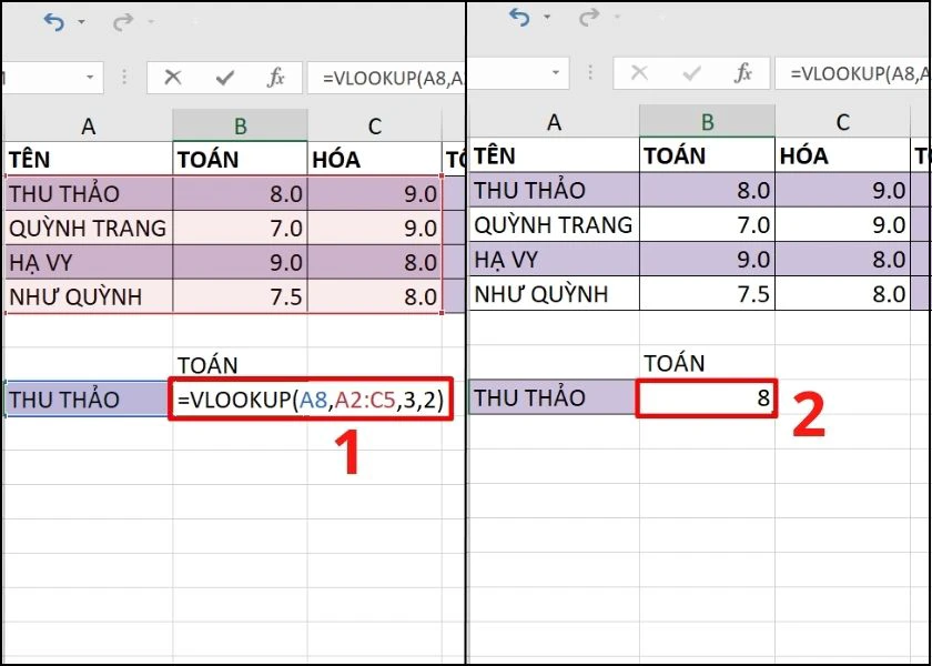 kiểm tra công thức để sửa lỗi