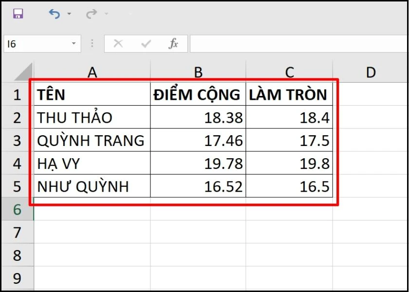 viền bảng trên excel